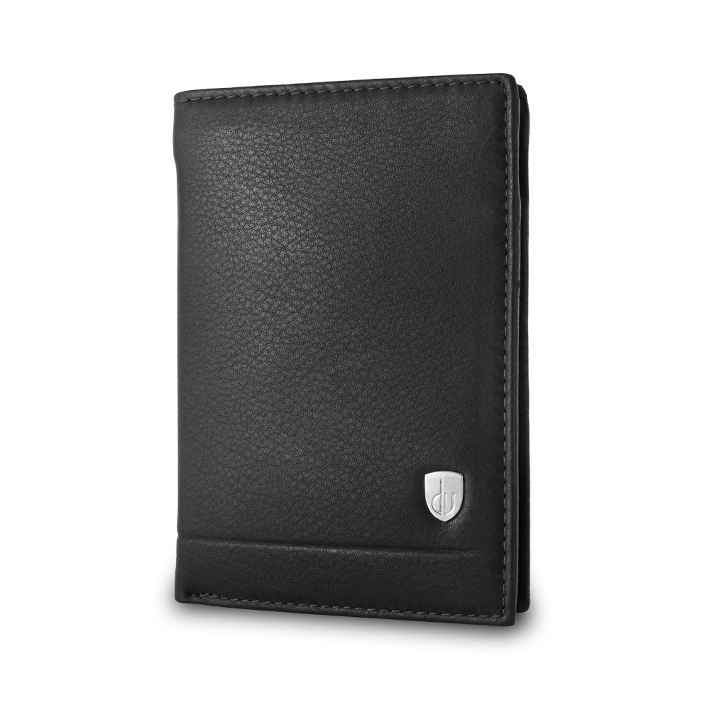 dv Mans folding leather wallet - Black