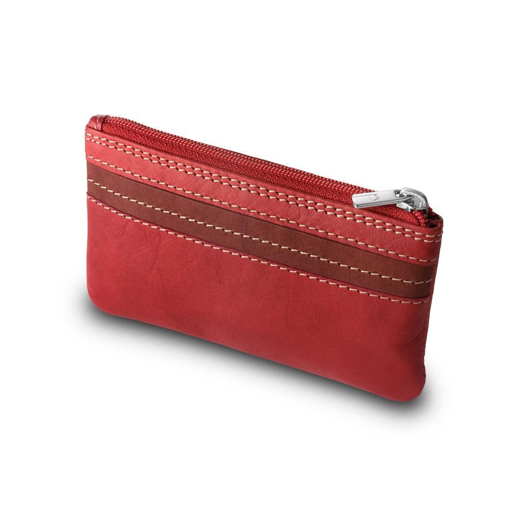 NUVOLA PELLE Leather key holder - Red