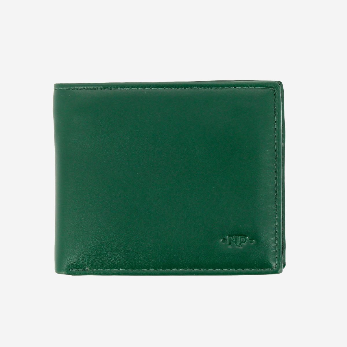 NUVOLA PELLE Small Wallet For Men With Coin Purse - Green