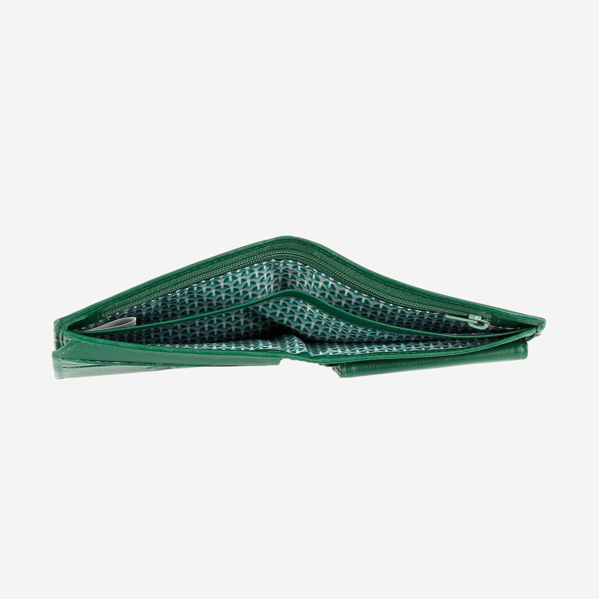 NUVOLA PELLE Small Wallet For Men With Coin Purse - Green