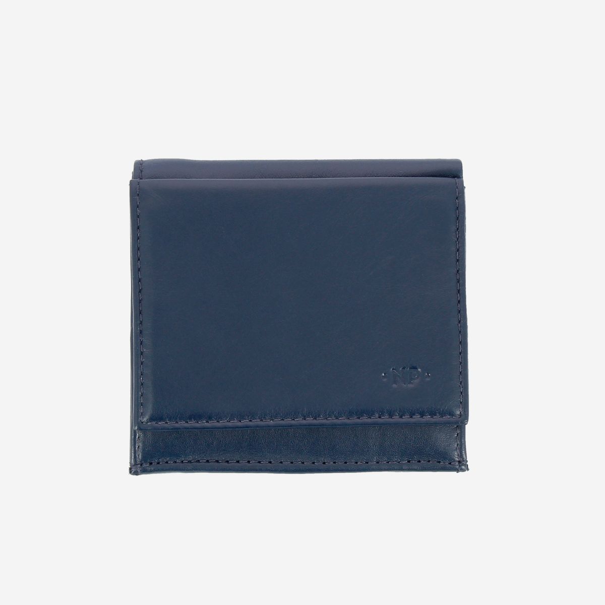 NUVOLA PELLE Small Unique Leather Wallet  - Blue