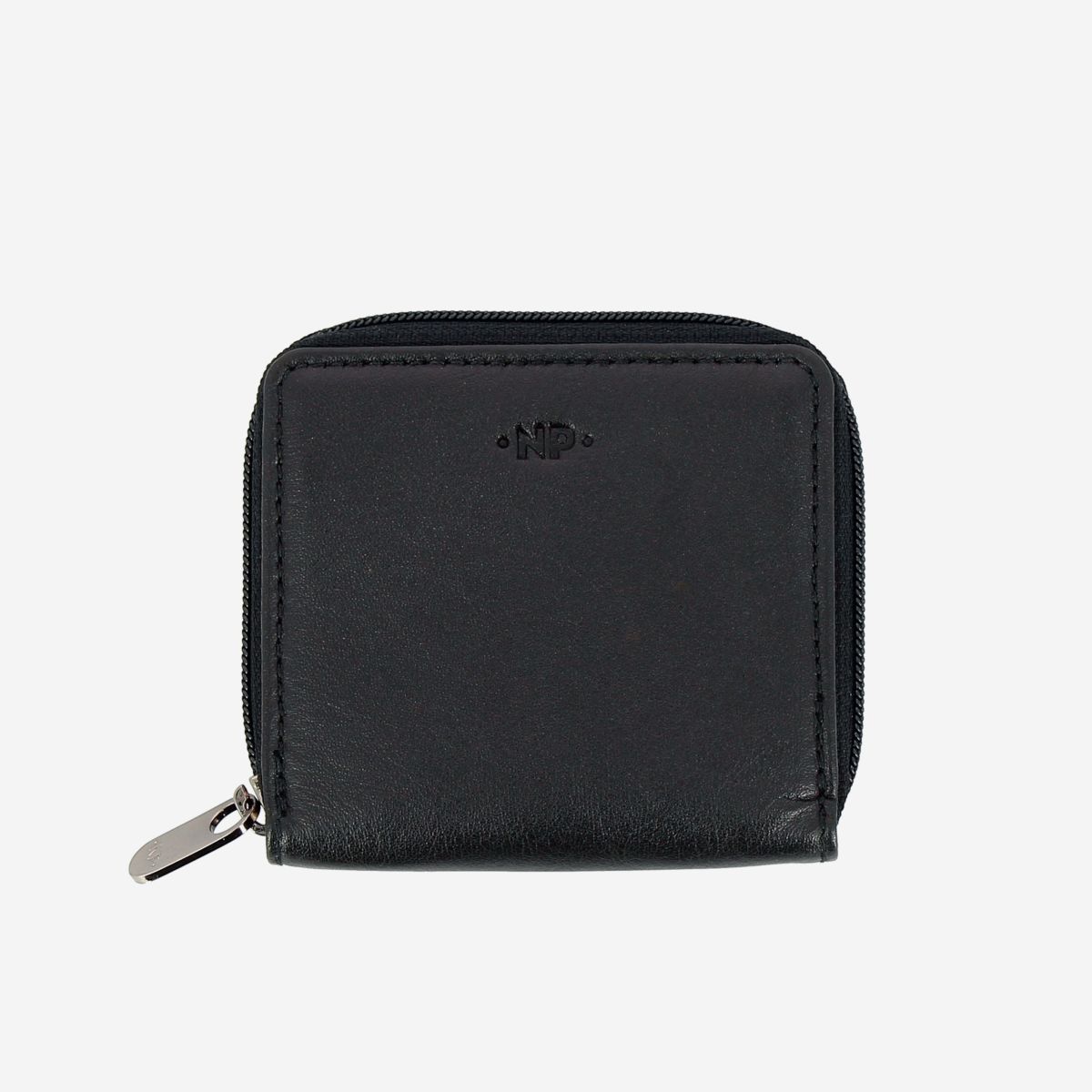 NUVOLA PELLE Leather Coin Purse - Black