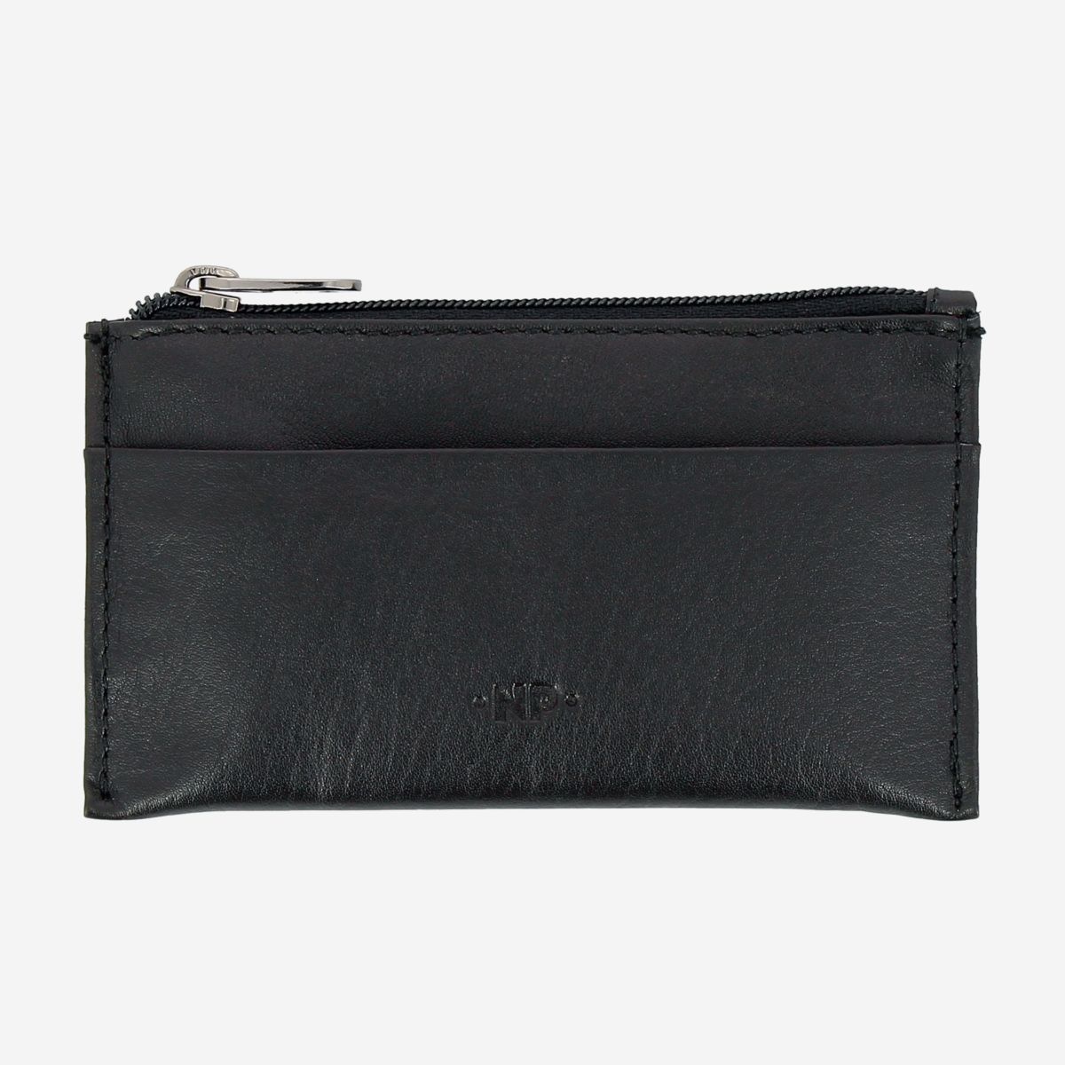 NUVOLA PELLE Leather Coin Purse - Black