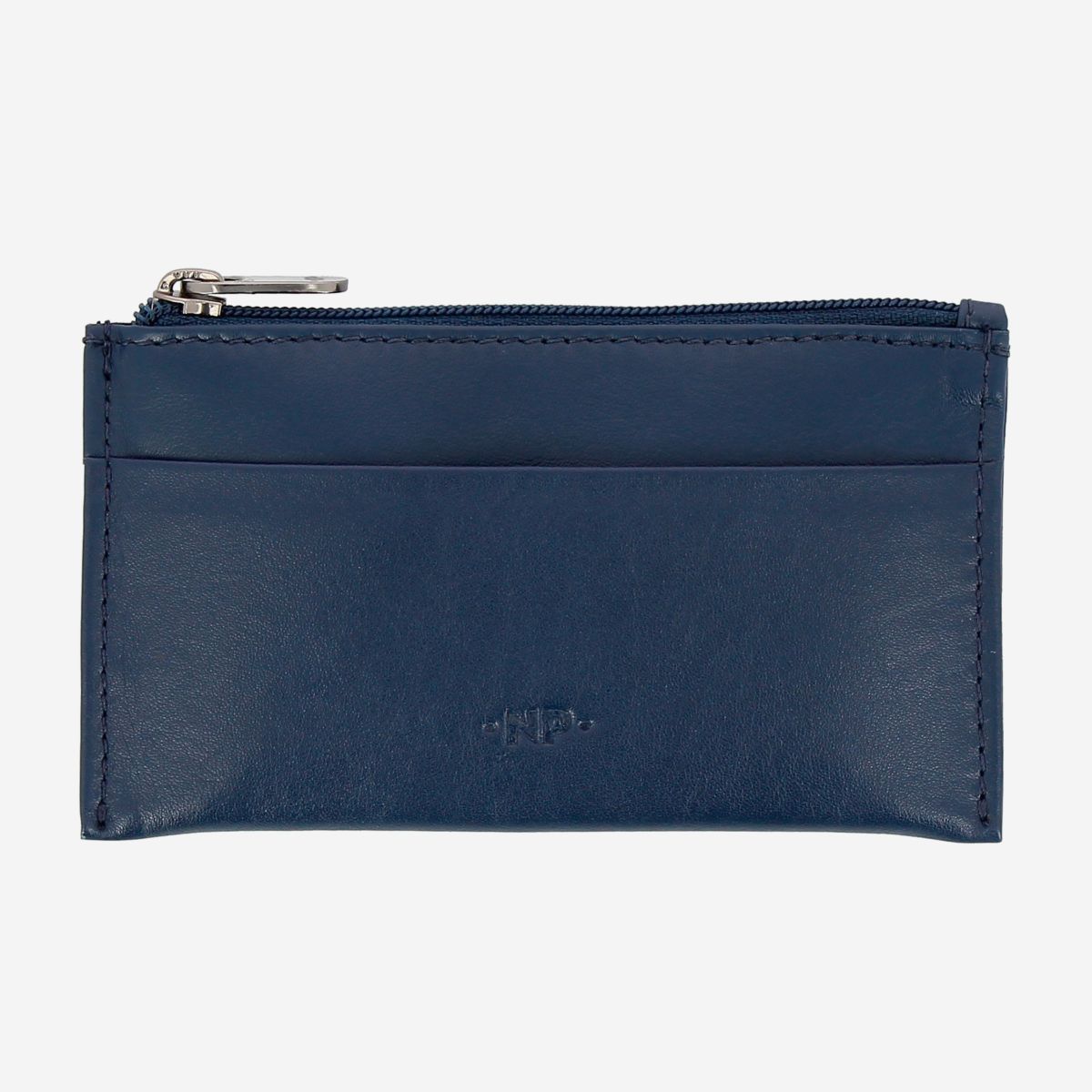 NUVOLA PELLE Leather Coin Purse - Blue