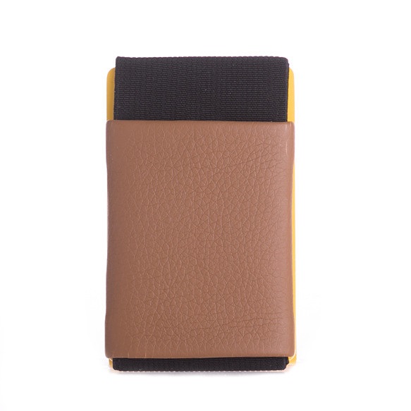 elephant Minimalist Rubber Wallet - Brown