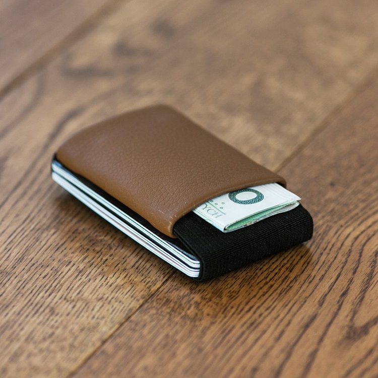 elephant Minimalist Rubber Wallet - Brown