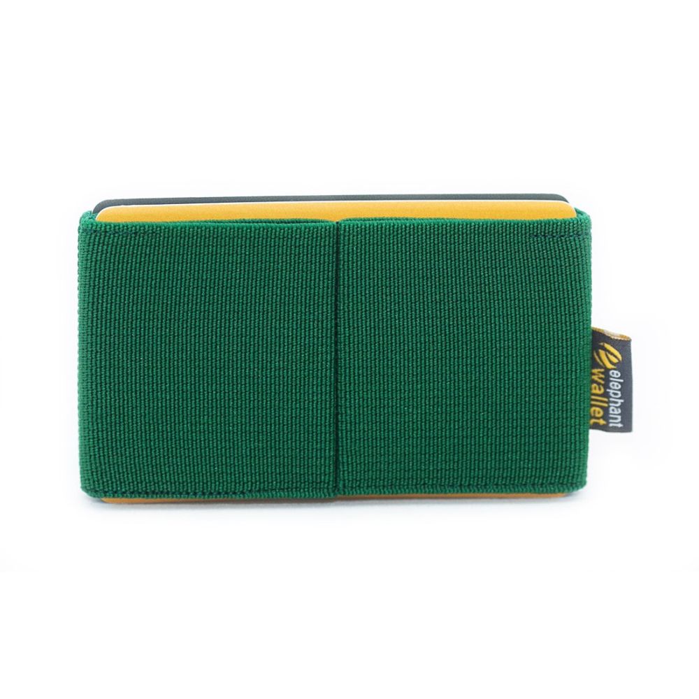 elephant Minimalist Rubber Wallet - Green