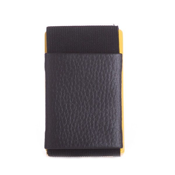 elephant Minimalist Rubber Wallet - Black