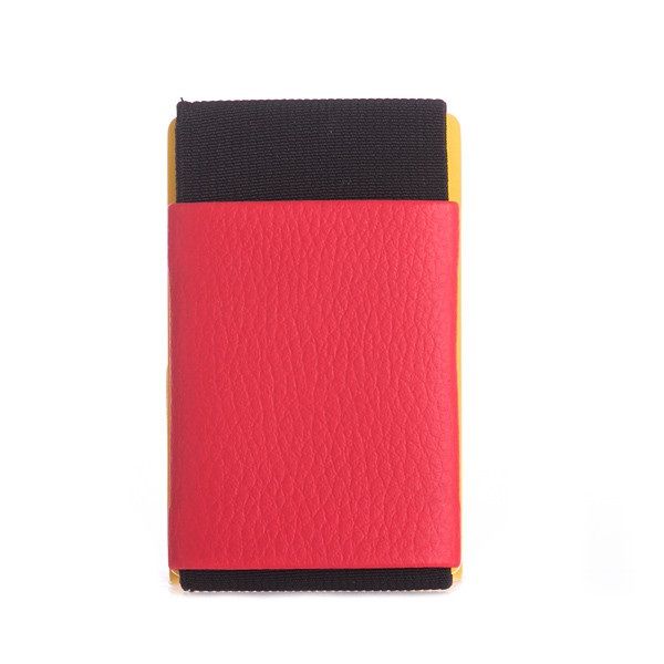 elephant Minimalist Rubber Wallet - Red