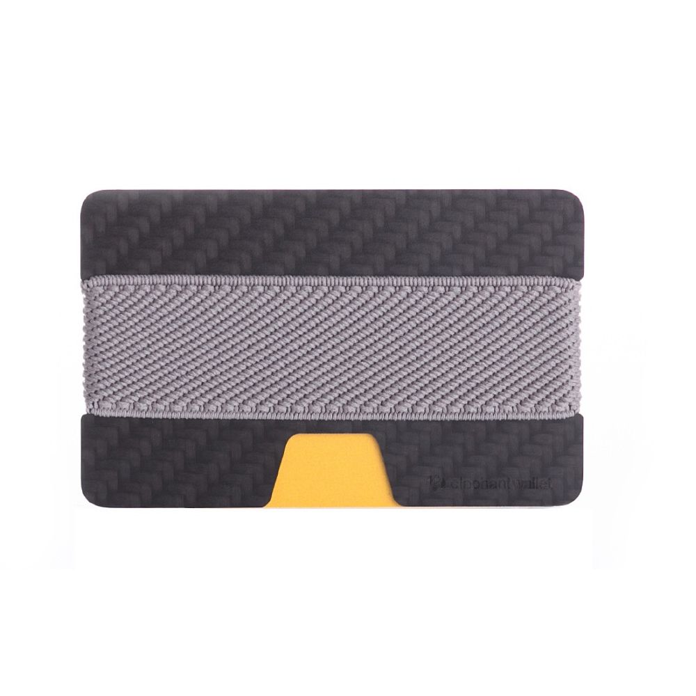 elephant Minimalist Carbon Fiber Wallet - Carbon/Gray