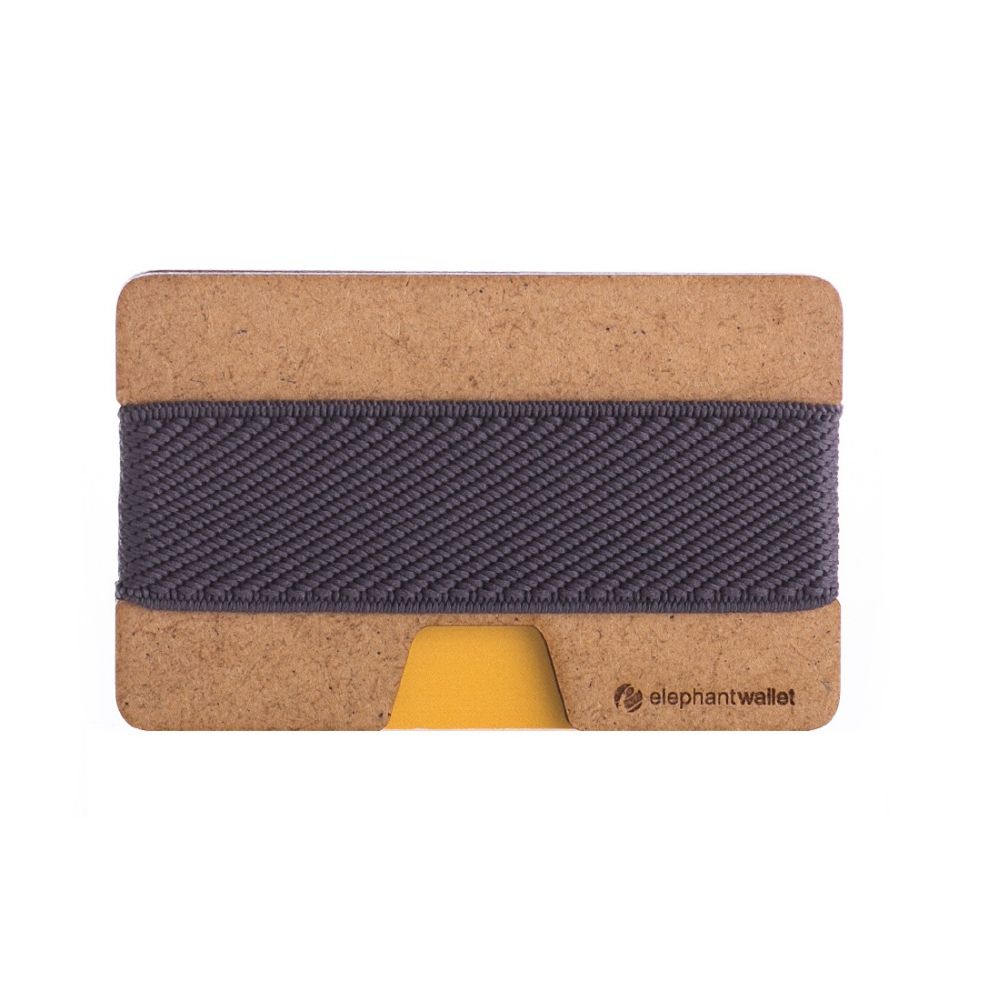 Minimalist Wood Wallet - Wood/Gray