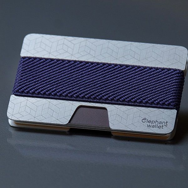 Minimalist Aluminum Wallet - Aluminum Pattern