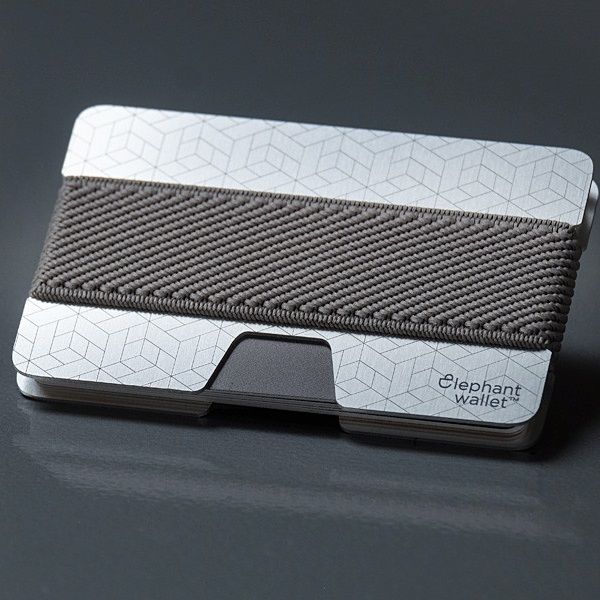 Minimalist Aluminum Wallet - Aluminum Pattern