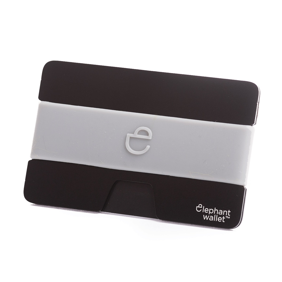 elephant Minimalist Aluminum Wallet - Black/Grey