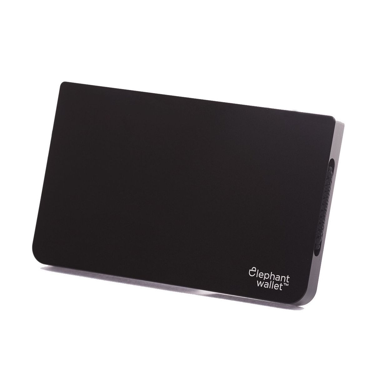 elephant Minimalist Aluminum Wallet - Black