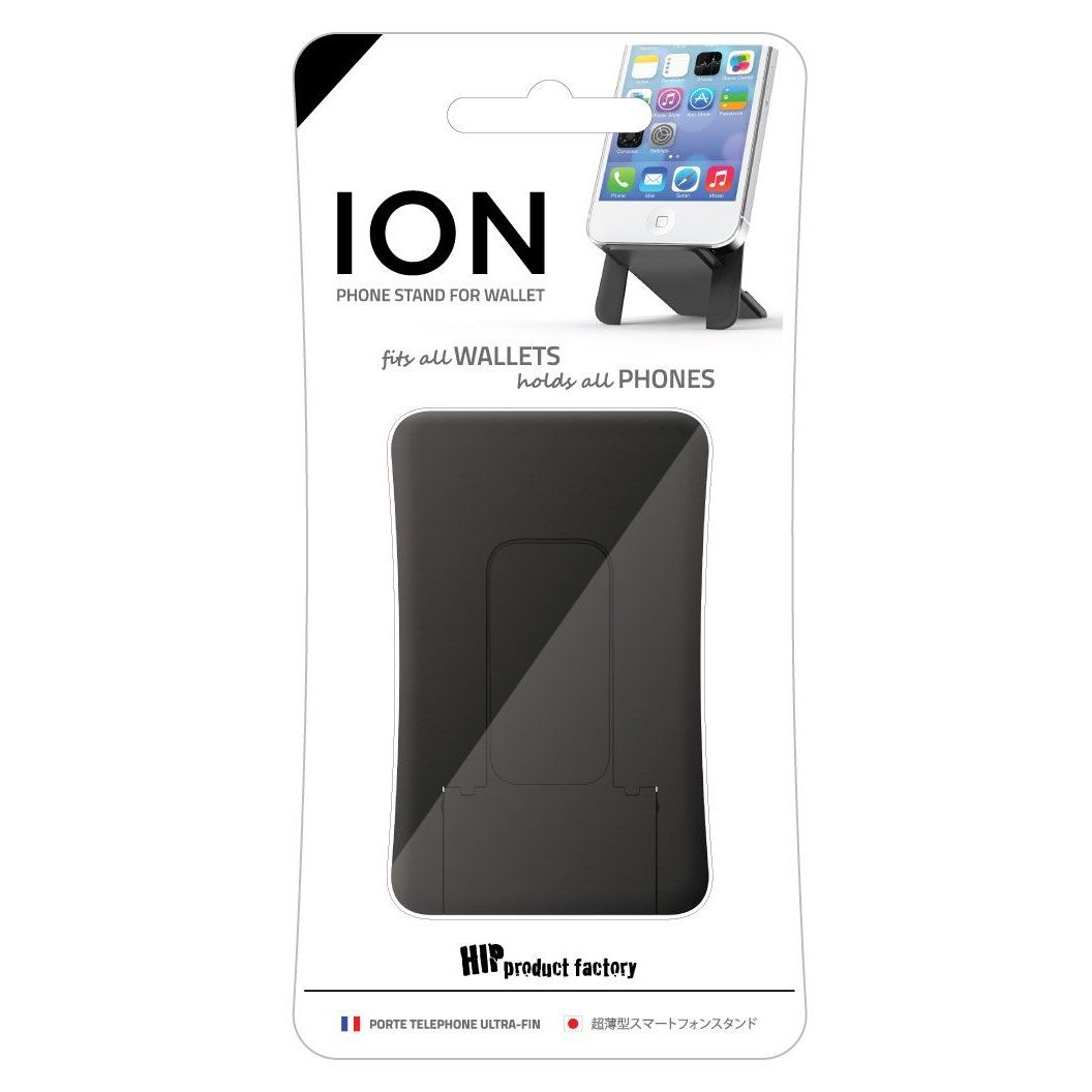 HIP ION phone stand for wallets - Black