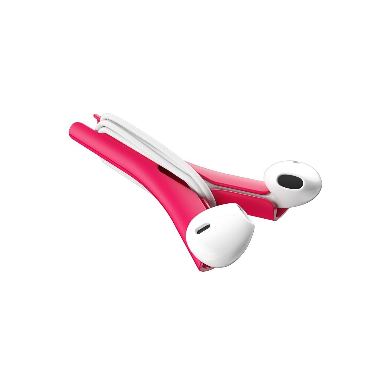 HIP TWIG headphone cord anti tangler for iPhone and Samsung - Pink