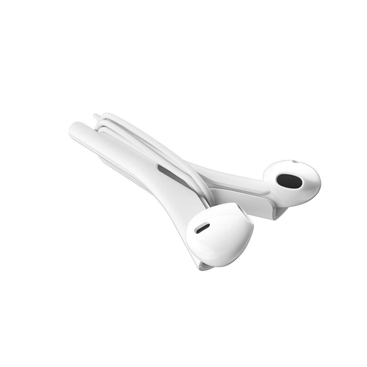 TWIG headphone cord anti tangler for iPhone and Samsung - White