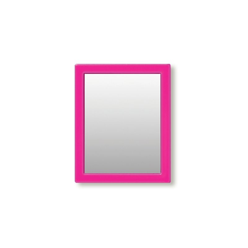 iDecoz Unbreakable Rectangle Phone Mirror - Hot Pink