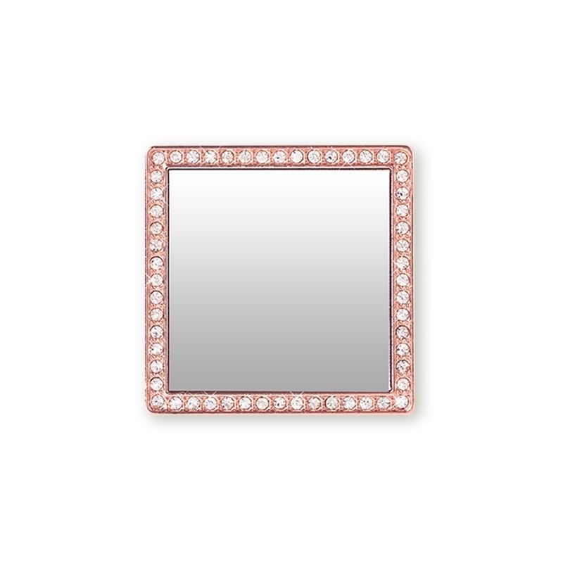 iDecoz Unbreakable Square Phone Mirror - Rose Gold