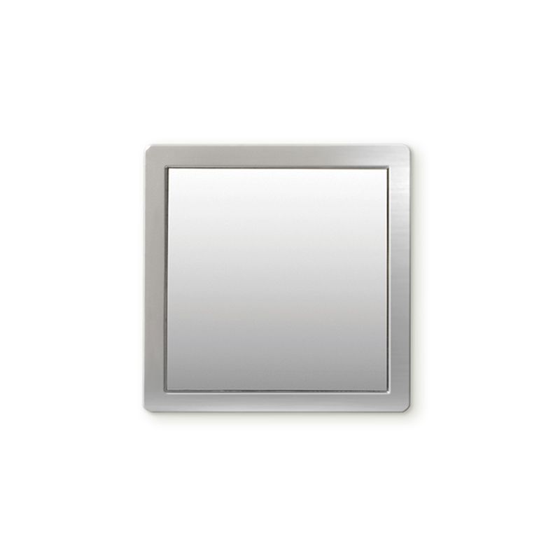 iDecoz Unbreakable Square Phone Mirror - Silver