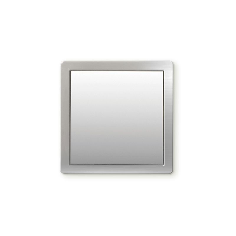 iDecoz Unbreakable Square Phone Mirror - Silver