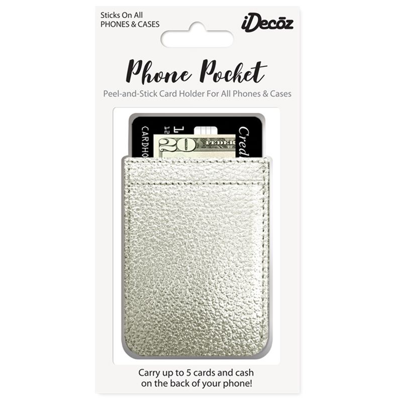 iDecoz Phone Pocket - Silver