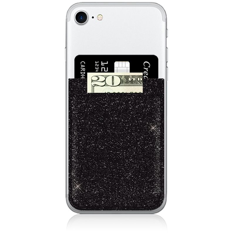 iDecoz Phone Pocket - Glitter Black