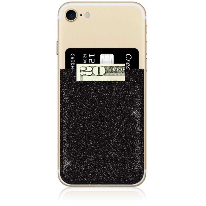 iDecoz Phone Pocket - Glitter Black