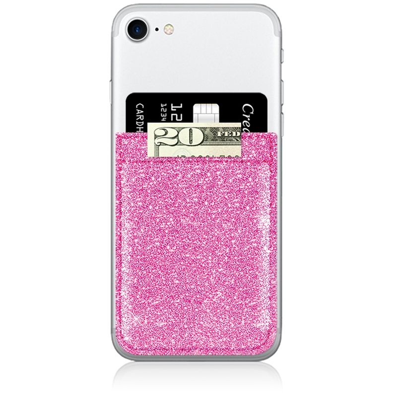 Phone Pocket - Glitter Pink