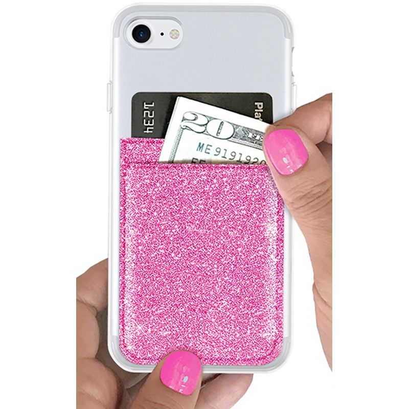 iDecoz Phone Pocket - Glitter Pink