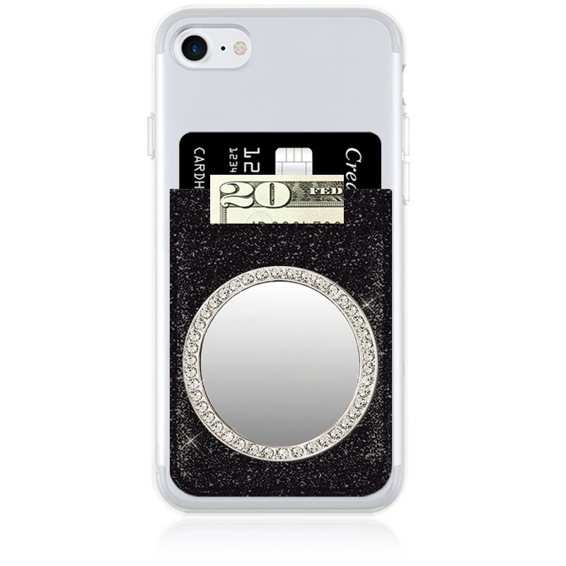 iDecoz Phone Pocket - Glitter Black