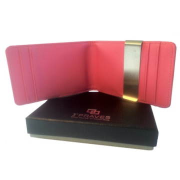 iPraves Money Clip Wallet - Pink