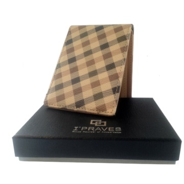 iPraves Money Clip Wallet - Beige