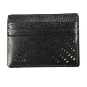 J.FOLD Flat Carrier Leather Wallet - Black