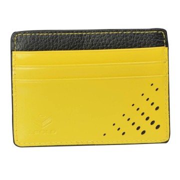 J.FOLD Flat Carrier Leather Wallet - Yellow