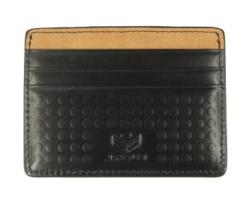 J.FOLD Flat Carrier Leather Wallet - Black