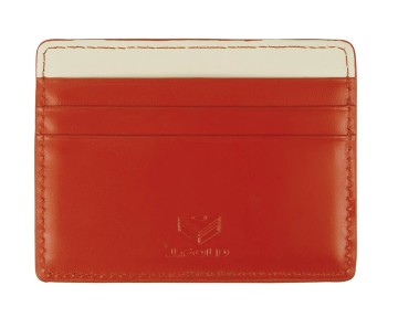 J.FOLD Flat Carrier Leather Wallet - Red