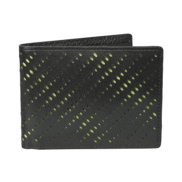 J.FOLD Reverb  Leather Wallet - Black