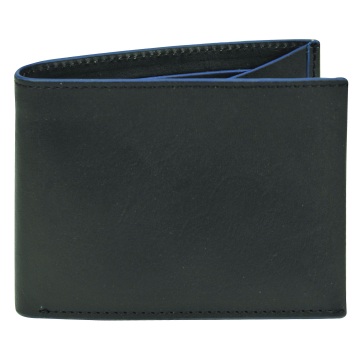 J.FOLD Clearcut  Leather Wallet - Black