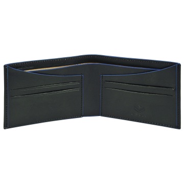 J.FOLD Clearcut  Leather Wallet - Black