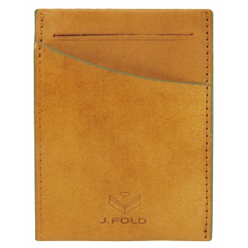 Front Pocket Leather Wallet - Brown