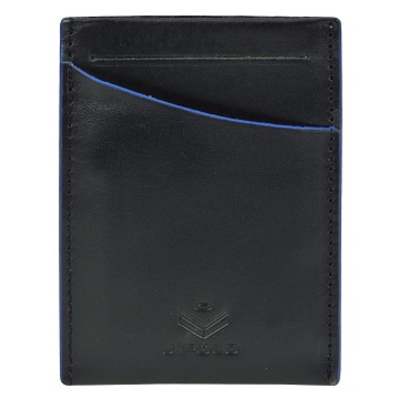 J.FOLD ארנק עור מינימלסטי דגם Front Pocket - שחור