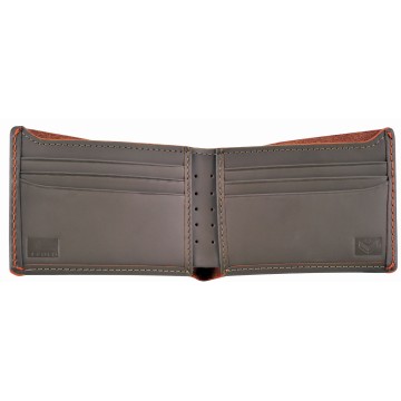 J.FOLD Leather Wallet Overstone - Grey