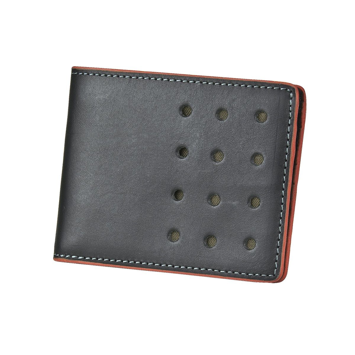 J.FOLD V-Twelve Leather Wallet - Black