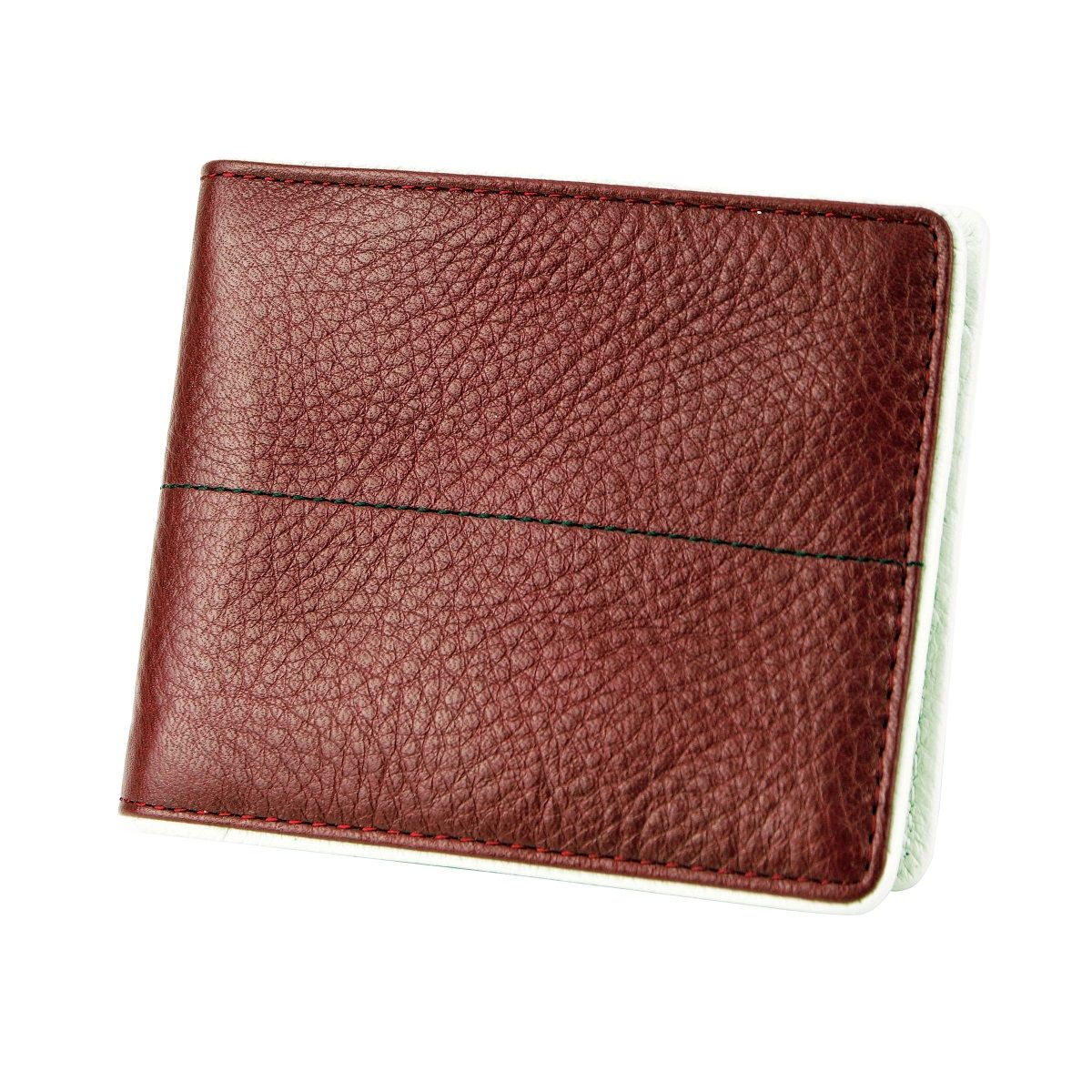 J.FOLD Stitched Panel Leather Wallet - Red