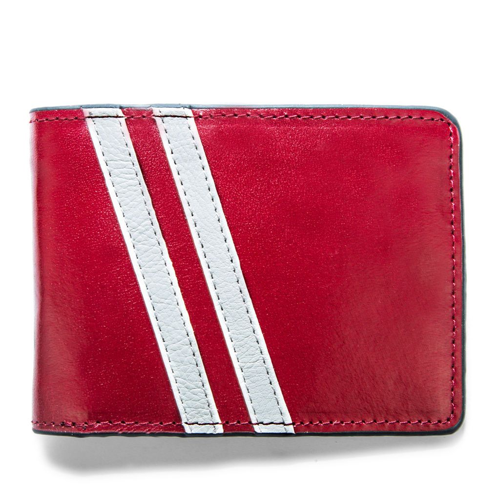 J.FOLD Roadster Leather Wallet - Red