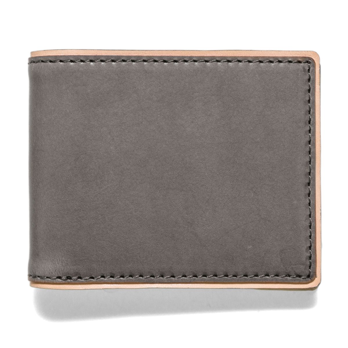 J.FOLD DUOTONE Leather Wallet - Grey