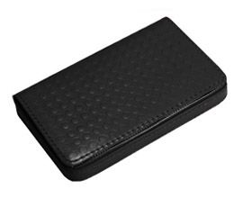 J.FOLD Leather Business Card Carrier - Black