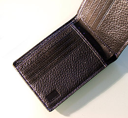 J.FOLD Reverb Leather Wallet - Black/Purple